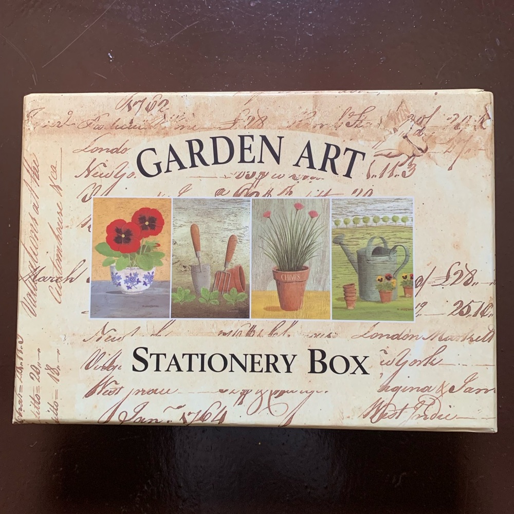 Garden Art Stationary Box Set